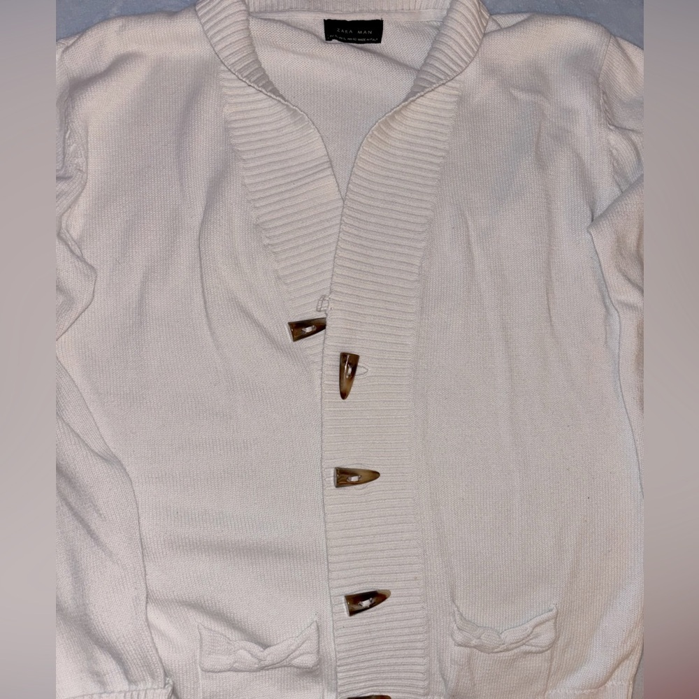 Zara man cardigan sweater size xl